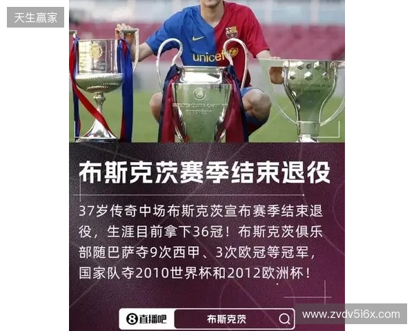 特尔施特根社媒祝贺布斯克茨:以一座冠军结束征程,太棒了 特尔施特根社媒祝贺布斯克茨:以一座冠军结束征程,太棒了